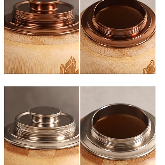 Bamboo Wooden Tea Jars - Picture 8 of 10
